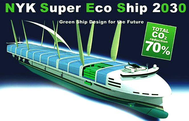 NYK super eco cargo ship concept vessel design