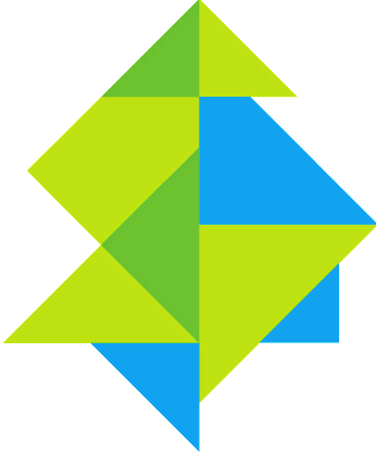 The Constellium green and blue logo
