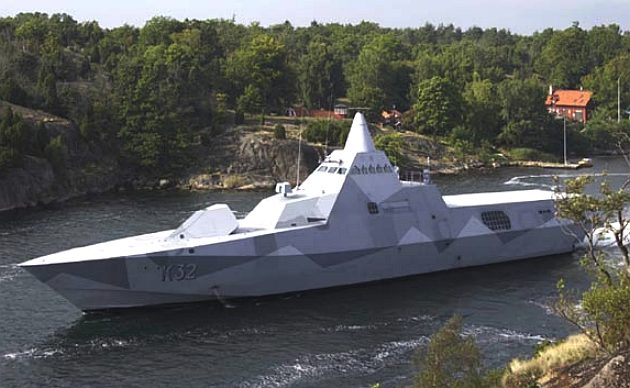 Swedish Visby class corvette