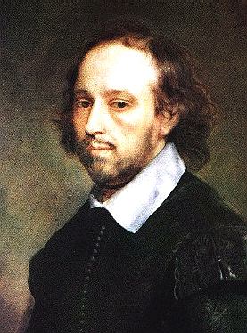 William Shakespeare oil portrait, Young