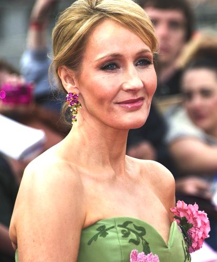 J K Rowling summer green dress