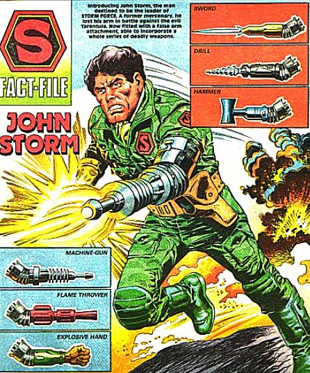 John Storm, cyborg super hero - Storm Force