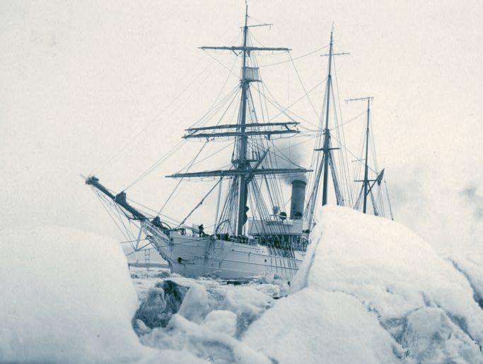 US Enterprise 1838, frigate converted for antarctic exploration