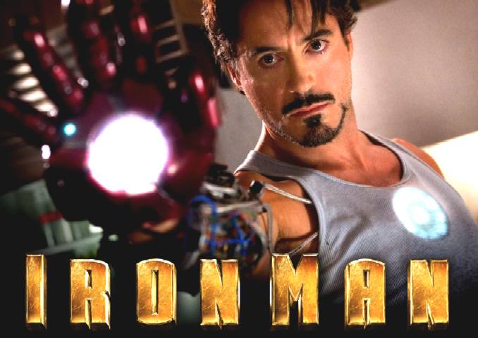 Tony Stark played by Robert Downey Junior - Ironman the movie