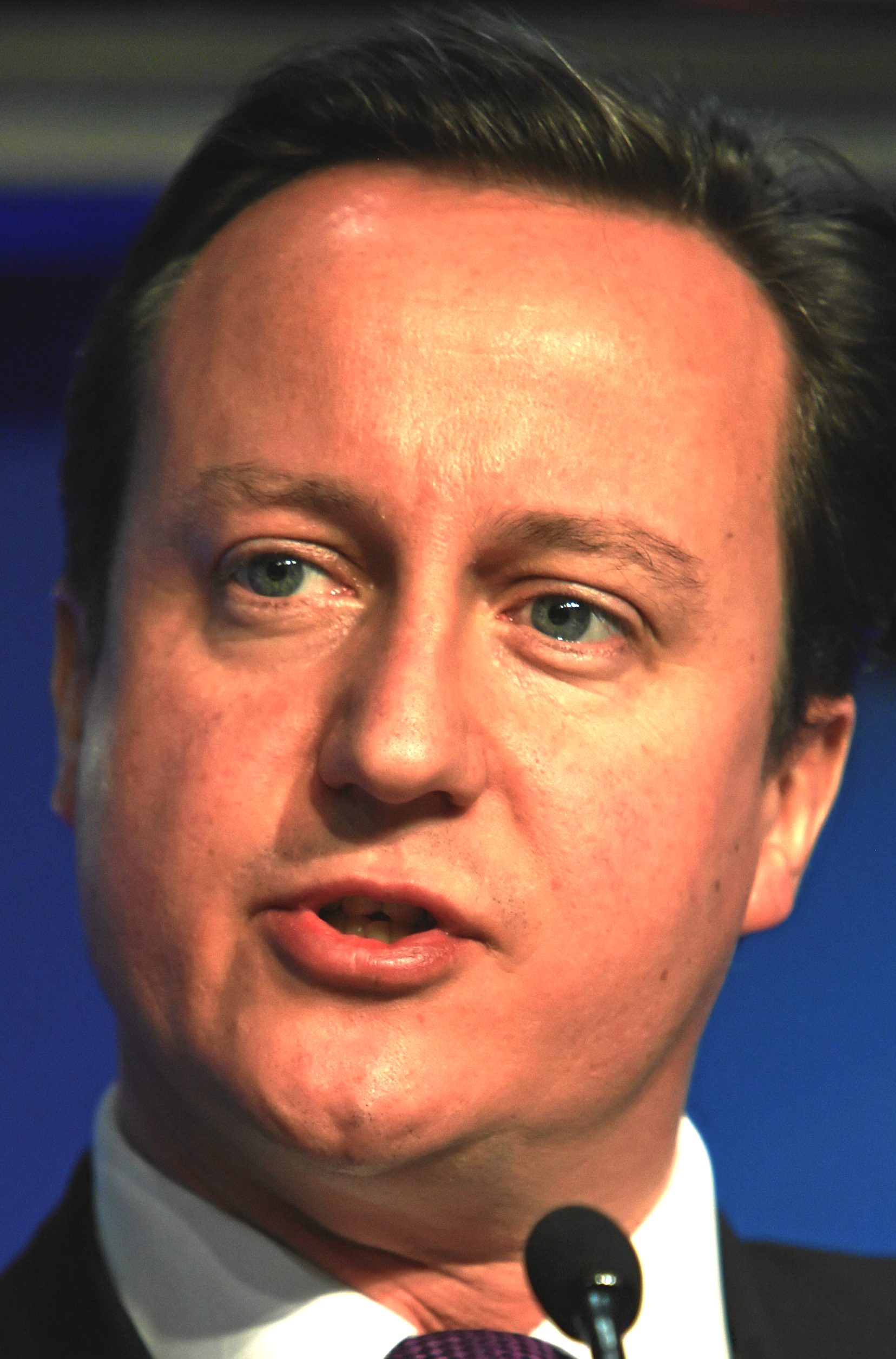 David Cameron prime minister of England, United Kingdom party politics and unsustanability, povery and financial slavery