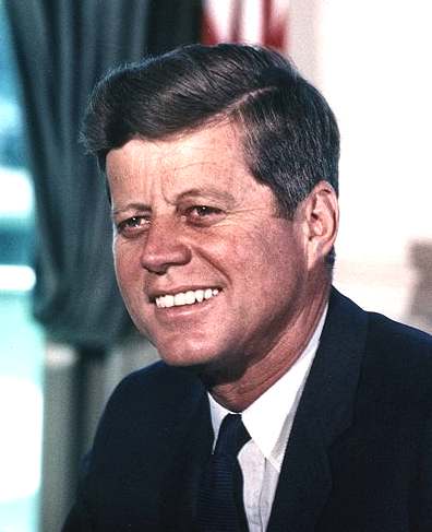 John Fitzgerald Kennedy JFK president of the USA 1961
