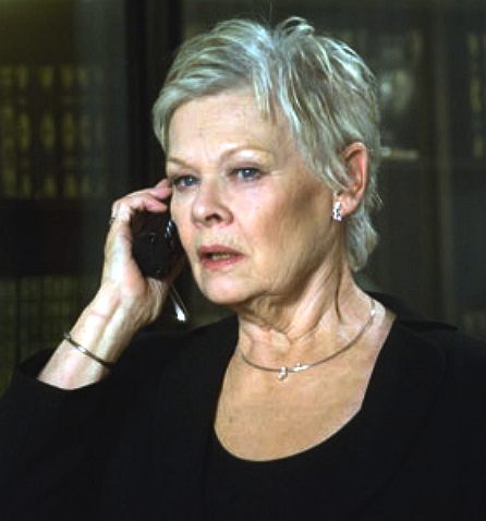 Judi Dench as M, a boss to be reckoned with - superb