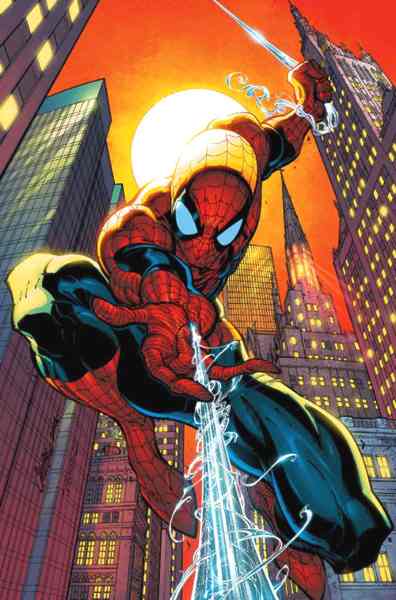 The Amazing Spider-Man comic hero Peter Parker