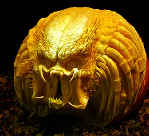 Halloween pumpkin carved by Ray Villafane