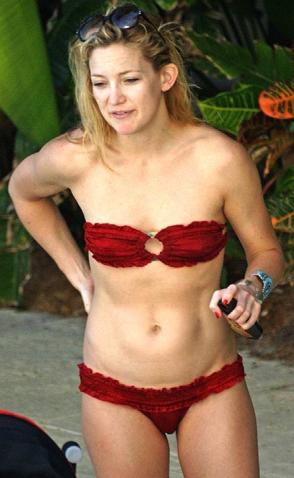 Kate Hudson's sexy red thong bikini