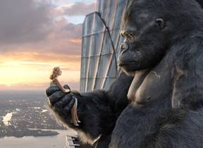 King Kong at the top of the Empire State Building