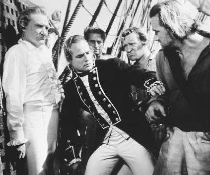 Mutiny on the Bounty Trevor Howard and Marlon Brando 1962