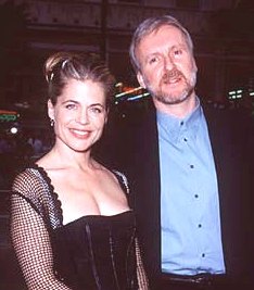 Linda Hamilton and husband James Cameron