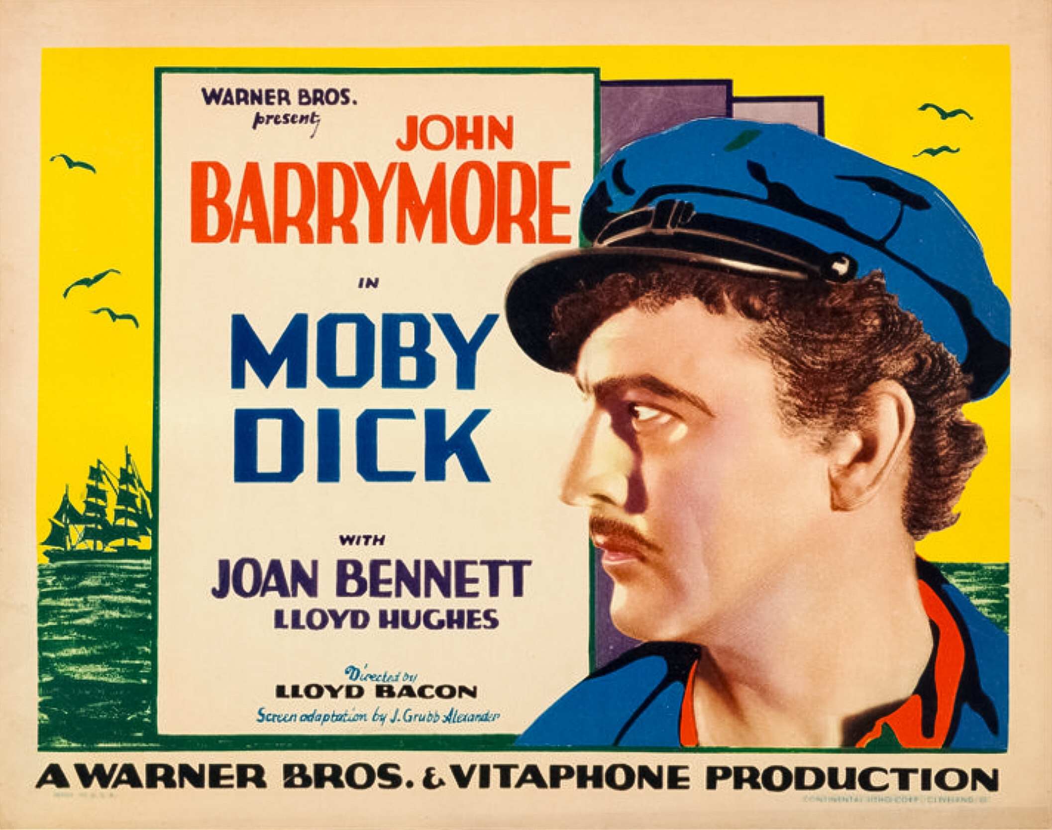 John Barrymore in the Warner Brother's production of Moby Dick 1930