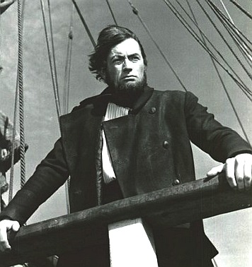 Gregory Peck as Captain Ahab in Moby Dick