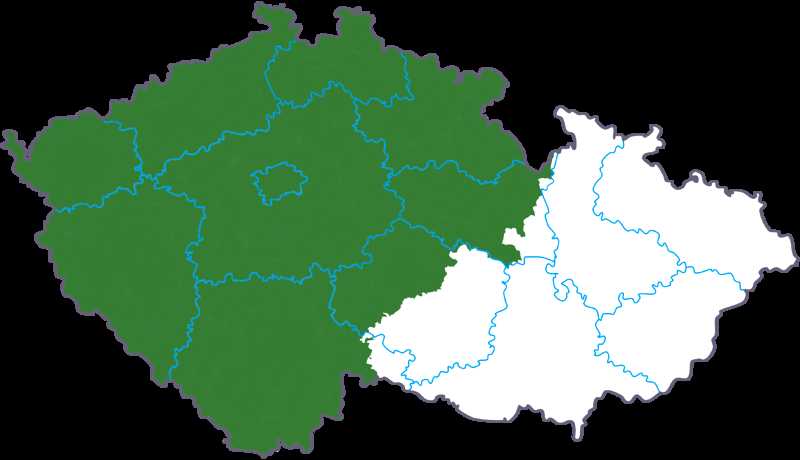Bohemia within Czech Republic