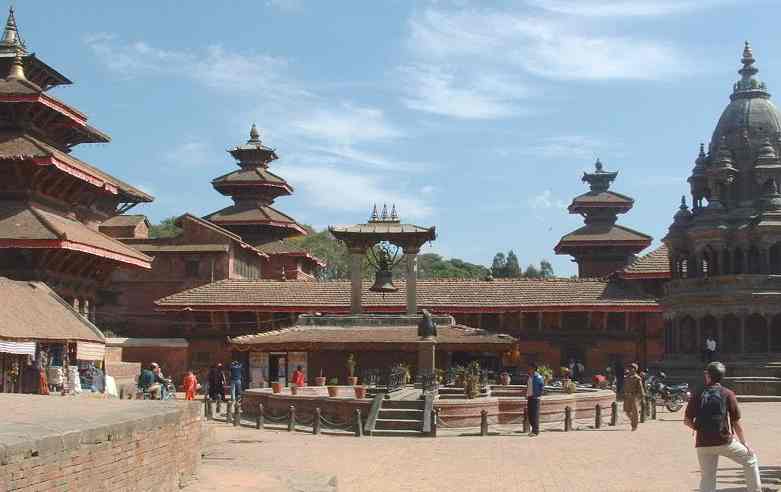 Hindu temples in Patan, the capital of one of the three medieval kingdoms