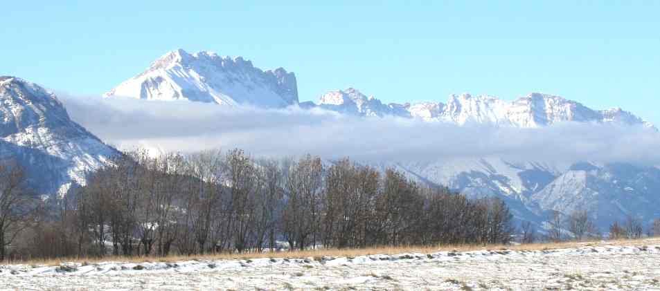 Clouds spooky through French Alps by Nelson Kruschandl 2007 Les Ores