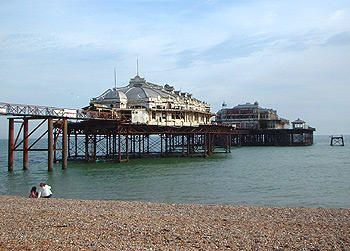 West Pier on a sunny day June 2002