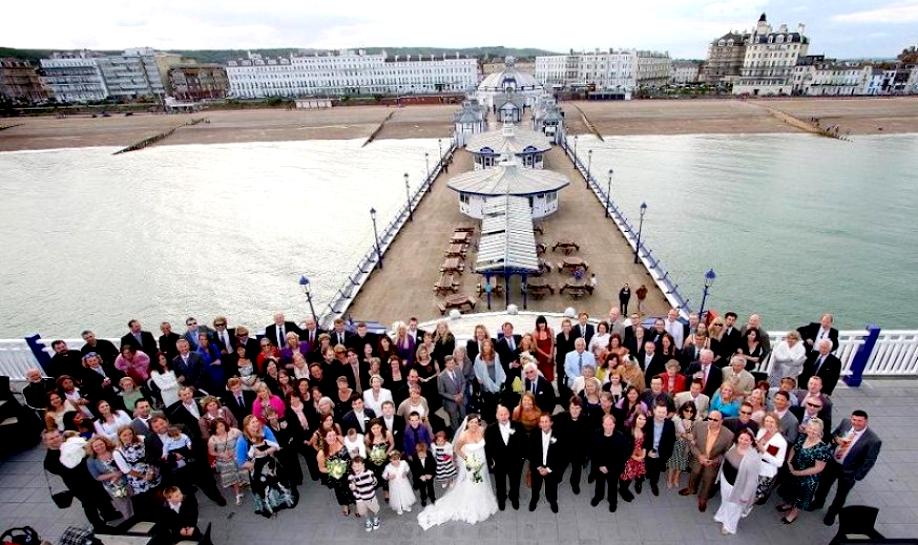 A wedding on Eastbourne pier, the ocean suite