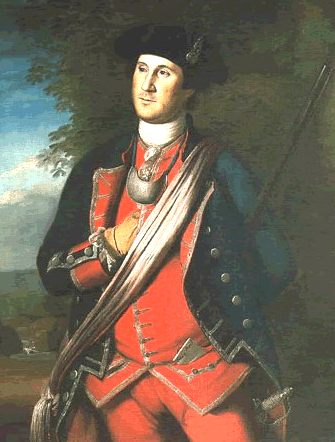 Colonel George Washington painting 1722 by Charles Willson Peale