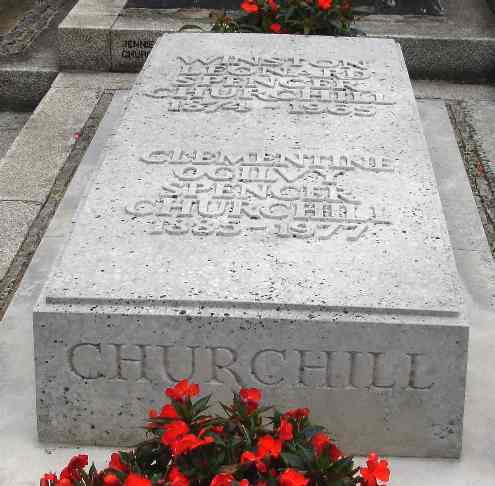 Sir Winston Churchill's grave