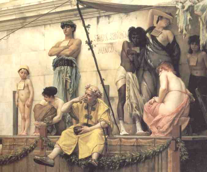 Slave Market painting by Gustave Boulanger