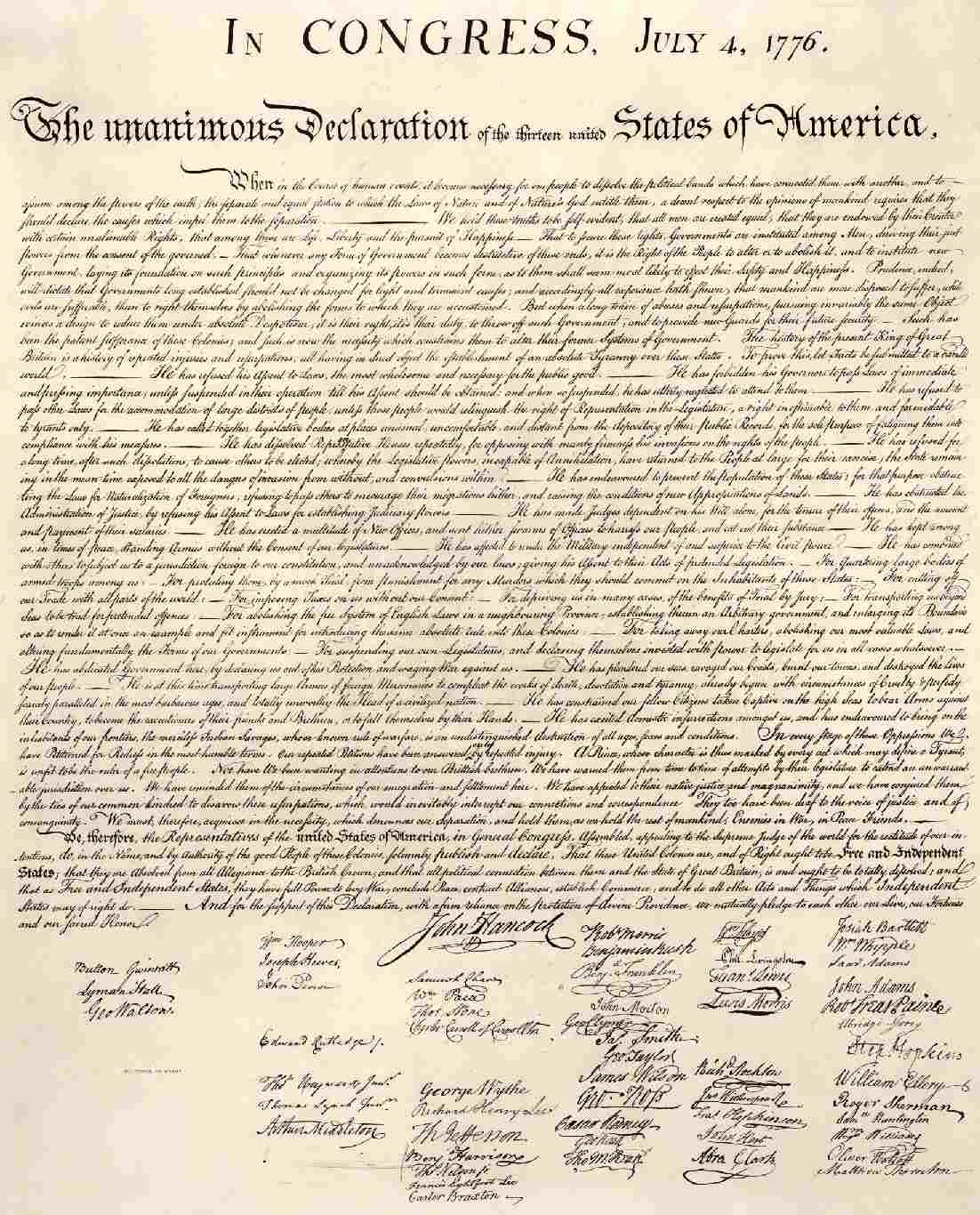 United States declaration of independence
