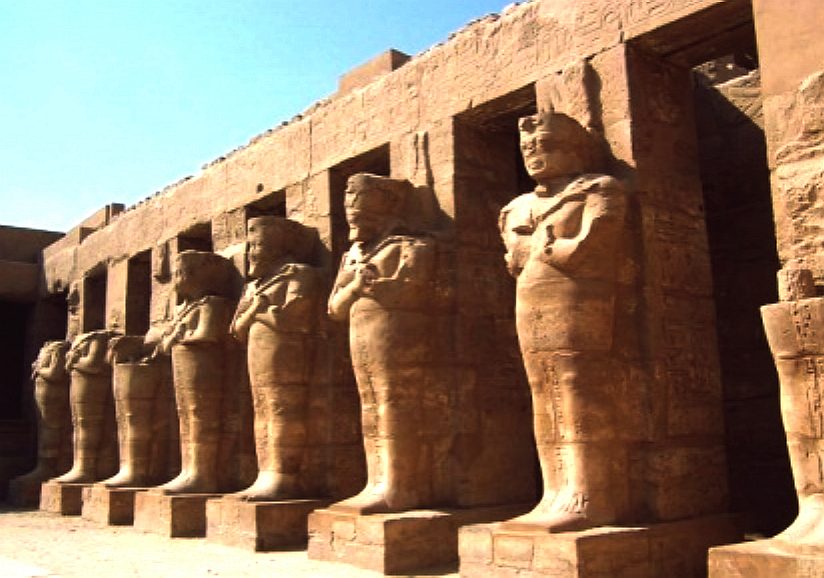 The temple at Karnak, Ancient Egyptian archaeology