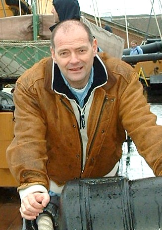 Nelson Kruschandl on HMS Victory