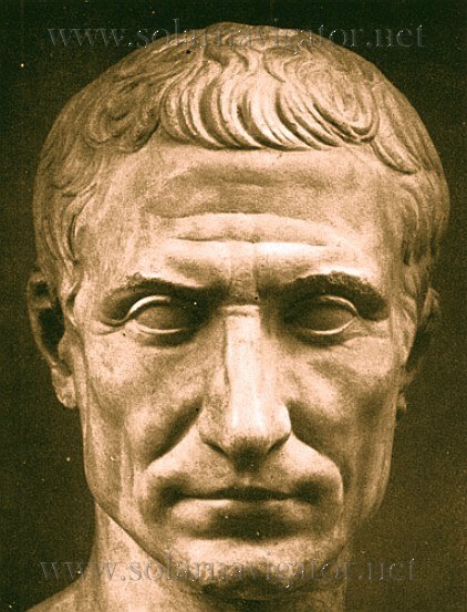 Julius Caesar marble bust