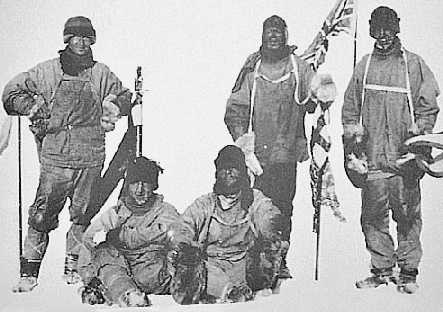 South Pole expedition January 1912, Edward Wilson, Edgar Evans, Lawrence Oates, Henry Bowers
