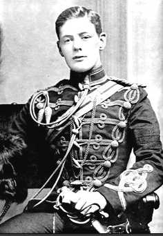 Winston Churchill in military uniform 1896