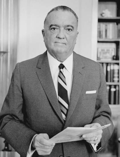 FBI director J. Edgar Hoover