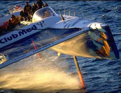 Tracy Edwards Club Med catamaran ocean racing