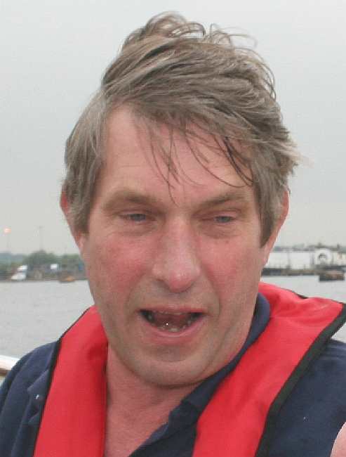 Andy Fox - master boat builder at Southampton Seawork exhibition