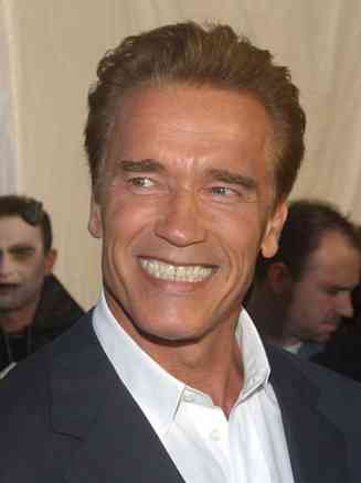Arnie smiling