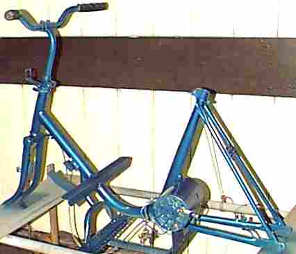G1 Puch frame conversion to electric cycle