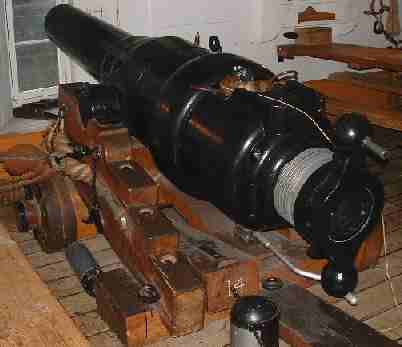 HMS Warrior breach canon