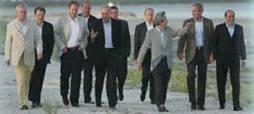 G8 summit gleneagles meeting climate change 2005