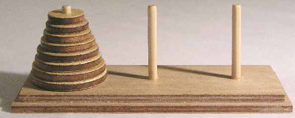 Plywood model base board and circles