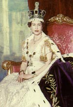 HM Queen Elizabeth II coronation day 2 June 1953