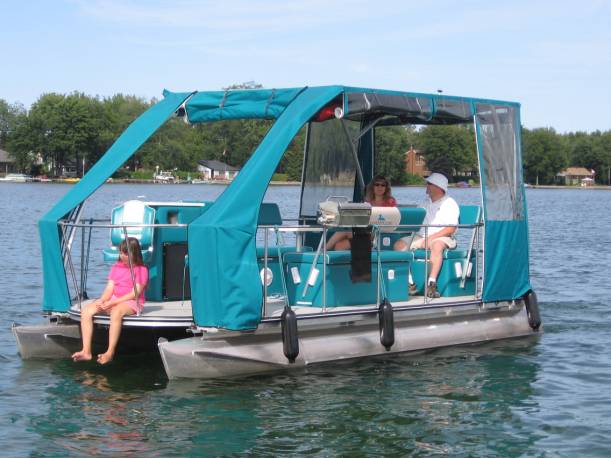 Deck Pontoon Boat Party