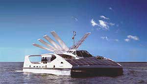 Solar Sailor, sail/solar hybrid ferry