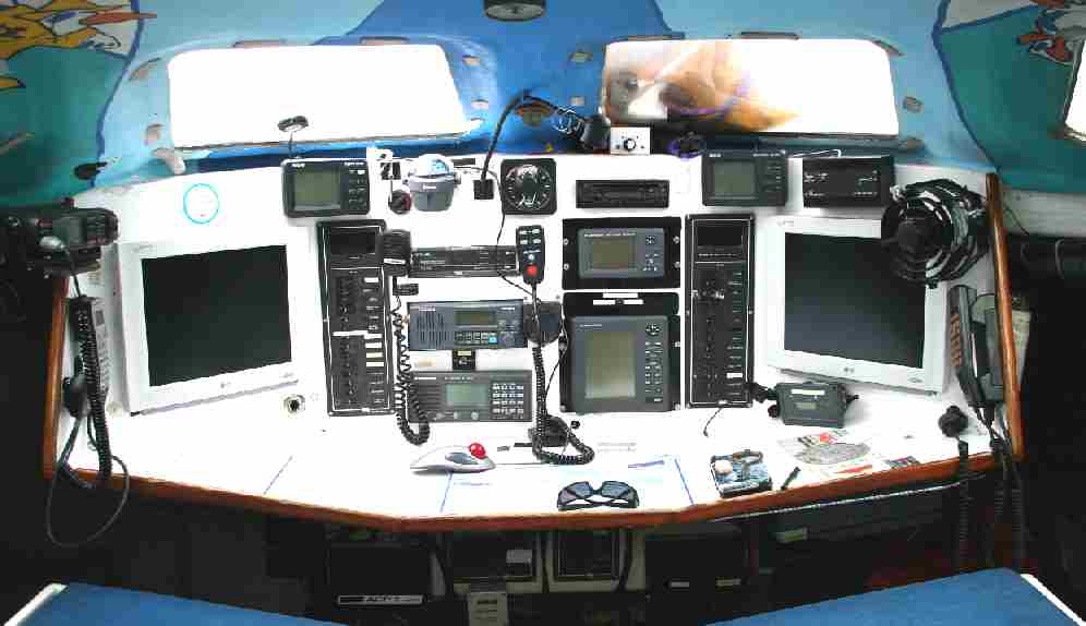 Spirit of Weymouth instruments cockpit Vendee Globe