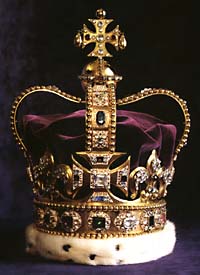 St Edward's Crown, 1661 used by Queen Elizabeth on state occasions