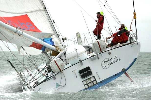 Spirit of Weymouth Open 60 racing boat, Vendee Globe single handed race