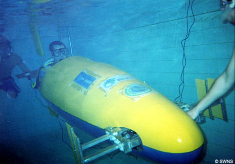 SeaBomb, was designed and built by a team of final-year engineering undergraduates from Bath University