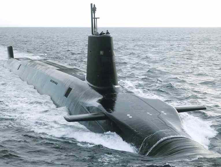Vanguard class nuclear powered submarine