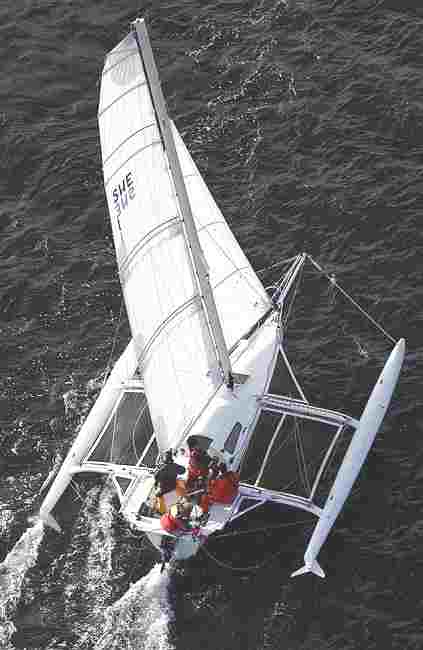 Catri C24 sailing trimaran